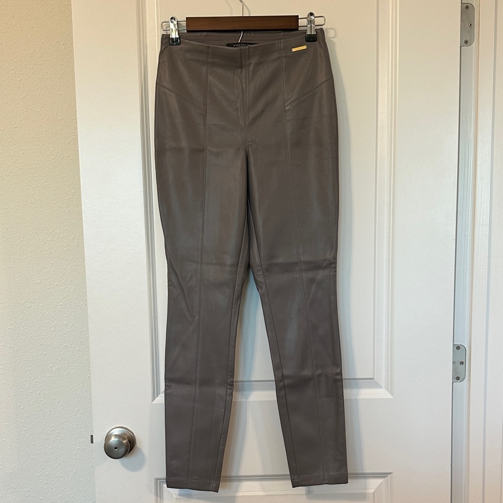 Marc New York Gray Leather Pants
